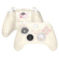 PlayVital Cherry Blossoms Kitten Silicone Cover for Xbox Series X/S Controller, Anti-slip Grip Protector for Xbox Core Wireless Controller with Thumb Grips & Sticker - Antique Yellow PlayVital