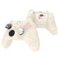 PlayVital Cherry Blossoms Kitten Silicone Cover for Xbox Series X/S Controller, Anti-slip Grip Protector for Xbox Core Wireless Controller with Thumb Grips & Sticker - Antique Yellow PlayVital