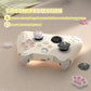 PlayVital Cherry Blossoms Kitten Silicone Cover for Xbox Series X/S Controller, Anti-slip Grip Protector for Xbox Core Wireless Controller with Thumb Grips & Sticker - Antique Yellow PlayVital