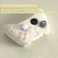 PlayVital Cherry Blossoms Kitten Silicone Cover for Xbox Series X/S Controller, Anti-slip Grip Protector for Xbox Core Wireless Controller with Thumb Grips & Sticker - Antique Yellow PlayVital