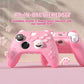 PlayVital Cherry Blossoms Kitten Silicone Cover for Xbox Series X/S Controller, Anti-slip Grip Protector for Xbox Core Wireless Controller with Thumb Grips & Sticker - Pink PlayVital