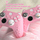PlayVital Cherry Blossoms Kitten Silicone Cover for Xbox Series X/S Controller, Anti-slip Grip Protector for Xbox Core Wireless Controller with Thumb Grips & Sticker - Pink PlayVital