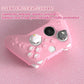 PlayVital Cherry Blossoms Kitten Silicone Cover for Xbox Series X/S Controller, Anti-slip Grip Protector for Xbox Core Wireless Controller with Thumb Grips & Sticker - Pink PlayVital