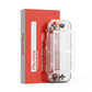 PlayVital Clear Glitter Silver Hard Protective Case for Nintendo Switch Lite, Glossy Ergonomic Hard Grip Cover with Screen Protector & Thumb Grips & Button Caps PlayVital