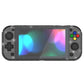 PlayVital Clear Glitter Silver Hard Protective Case for Nintendo Switch Lite, Glossy Ergonomic Hard Grip Cover with Screen Protector & Thumb Grips & Button Caps PlayVital