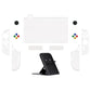 PlayVital Clear Series Hard Shell Protective Case with Foldable Stand & Thumb Grips for Nintendo Switch 2 - Transparent PlayVital