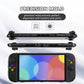 PlayVital Clear Series Hard Shell Protective Case with Foldable Stand & Thumb Grips for Nintendo Switch 2 - Transparent PlayVital