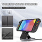 PlayVital Clear Series Hard Shell Protective Case with Foldable Stand & Thumb Grips for Nintendo Switch 2 - Transparent PlayVital