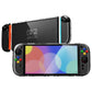 PlayVital Clear Series Hard Shell Protective Case with Foldable Stand & Thumb Grips for Nintendo Switch 2 - Transparent PlayVital