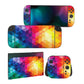 PlayVital Custom Full Set Protective Skin Decal for Nintendo Switch 2 (2025) Console & Joycon - Colorful Triangle PlayVital