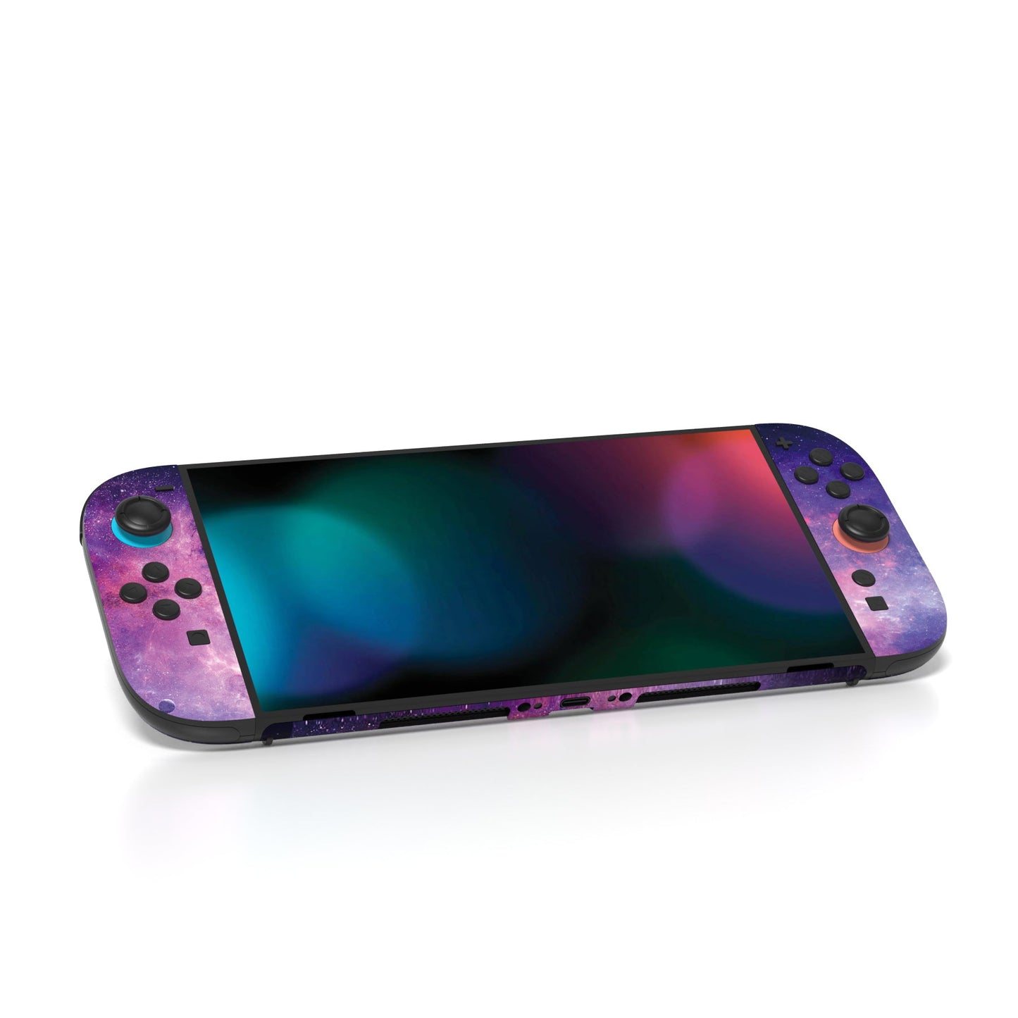 PlayVital Custom Full Set Protective Skin Decal for Nintendo Switch 2 (2025) Console & Joycon - Nebula Galaxy PlayVital