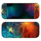 PlayVital Custom Full Set Protective Skin Decal for Nintendo Switch 2 (2025) Console & Joycon - Orange Star Universe PlayVital