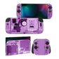 PlayVital Custom Full Set Protective Skin Decal for Nintendo Switch 2 (2025) Console & Joycon - Purple Tear Down PlayVital