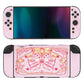 PlayVital Custom Magic Wings Full Set Protective Skin Decal for Nintendo Switch 2 (2025) Console & Joycon - Pink PlayVital
