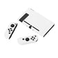 PlayVital Customized Dockable Hard Shell Protective Case for Nintendo Switch Console - White PlayVital