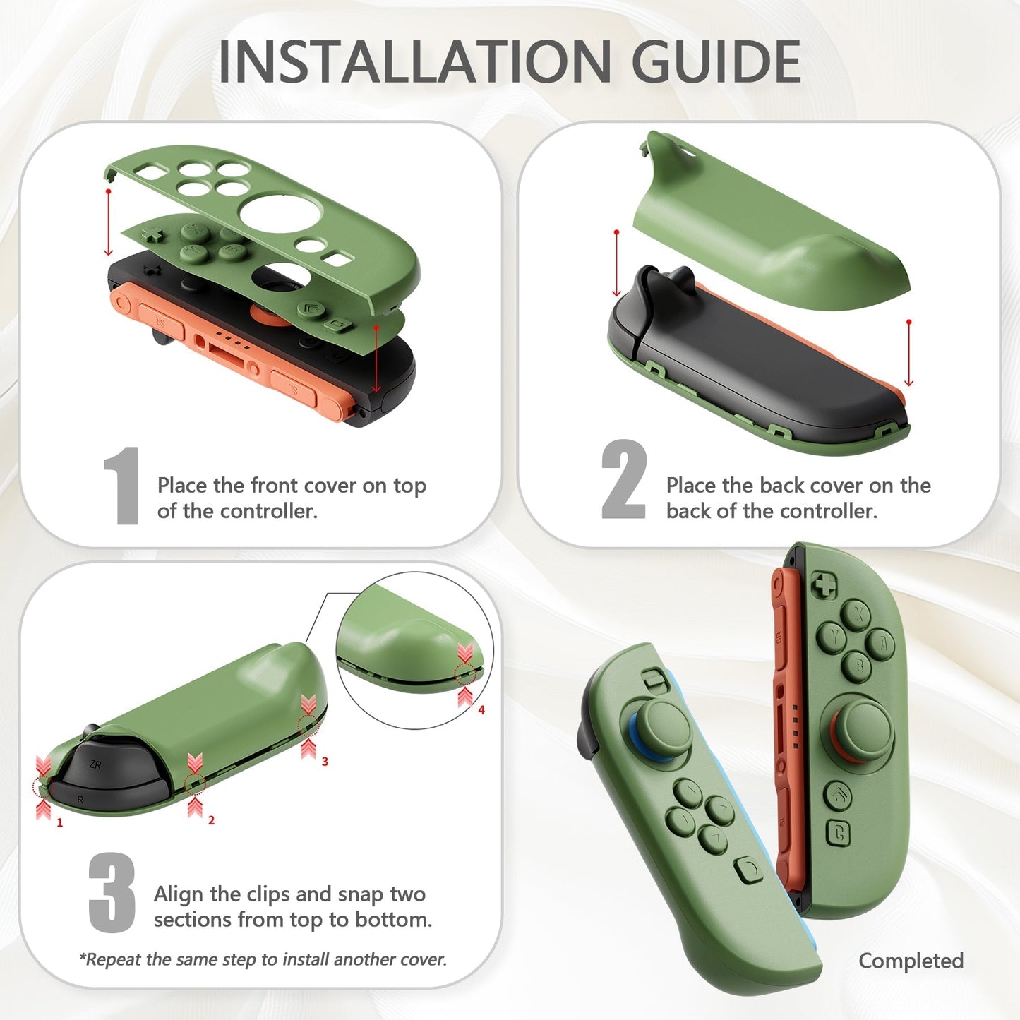 PlayVital Cute Cartoon Hard Protective Case for Nintendo Switch 2, Anti-scratch Kawaii Dockable Hard Case Shell for Switch 2 with Thumb Grip & Sticker & Button Caps - Creamy Mousie Picnic PlayVital