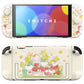 PlayVital Cute Cartoon Hard Protective Case for Nintendo Switch 2, Anti-scratch Kawaii Dockable Hard Case Shell for Switch 2 with Thumb Grip & Sticker & Button Caps - Creamy Mousie Picnic PlayVital