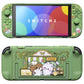 PlayVital Cute Cartoon Hard Protective Case for Nintendo Switch 2, Anti-scratch Kawaii Dockable Hard Case Shell for Switch 2 with Thumb Grip & Sticker & Button Caps - Forest Bakery PlayVital
