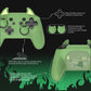 PlayVital Cute Demon Anti-Slip Silicone Grip Cover with Thumb Grips and Stickers for Nintendo Switch Pro Controller - Matcha Green PlayVital