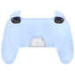 PlayVital Cute Demon Controller Silicone Case with Thumb Grips for PS5 Wireless Controller, Compatible with Charging Station - Blue - DEPFP004 PlayVital