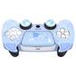 PlayVital Cute Demon Controller Silicone Case with Thumb Grips for PS5 Wireless Controller, Compatible with Charging Station - Blue - DEPFP004 PlayVital