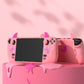PlayVital Cute Demon Protective Case with Thumb Grips Caps for Steam Deck LCD & OLED - Pink PlayVital