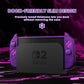 PlayVital Cute Demon Protective Shell for Nintendo Switch 2, Kawaii Anti-Slip Dockable Hard Case for Nintendo Switch 2 with Thumb Grips & Sticker - Purple PlayVital