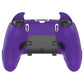 PlayVital Cute Demon Silicone Case with Touch Pad Sticker & Thumb Grip Caps for PS5 Edge Controller - Purple PlayVital