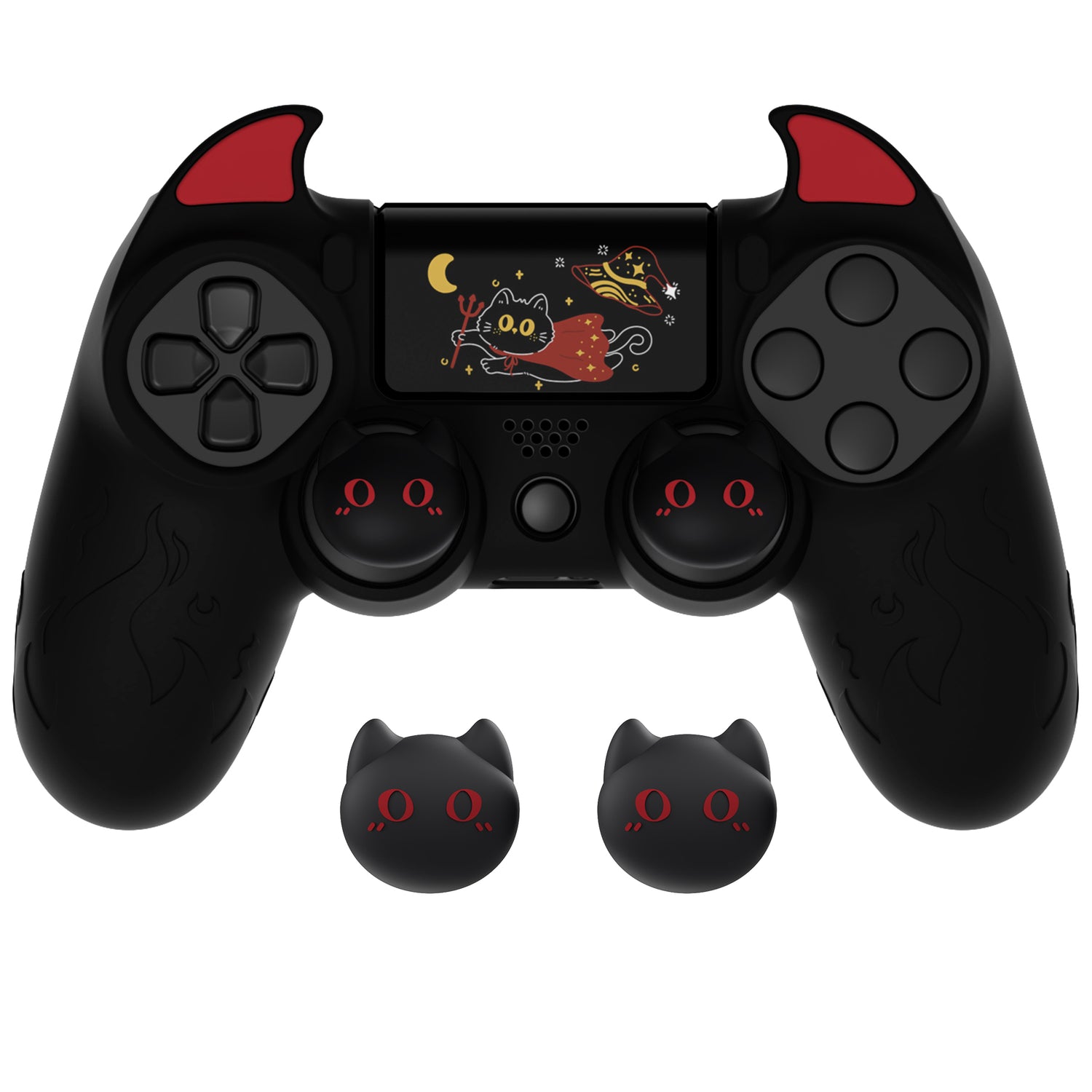 For PS4 Cute Demon Series Silicone Cover