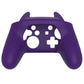 PlayVital Cute Demon Silicone Grip Cover with Thumb Grips and Stickers for Nintendo Switch Pro Controller - Purple PlayVital