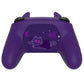 PlayVital Cute Demon Silicone Grip Cover with Thumb Grips and Stickers for Nintendo Switch Pro Controller - Purple PlayVital