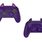 PlayVital Cute Demon Silicone Grip Cover with Thumb Grips and Stickers for Nintendo Switch Pro Controller - Purple PlayVital