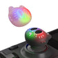 PlayVital Cute Illuminated LED Thumbstick Grips for Steam Deck OLED & LCD, Joystick Caps Thumb Grips for Steam Deck Accessories - Moonlight Cat PlayVital