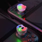 PlayVital Cute Illuminated LED Thumbstick Grips for Steam Deck OLED & LCD, Joystick Caps Thumb Grips for Steam Deck Accessories - Moonlight Cat PlayVital