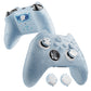 PlayVital Cute Ocean Whisper Series Silicone Cover for Xbox Series X/S Controller, Semi-Clear Silicone Skin Grip for Xbox Core Wireless Controller with Thumb Grip & Sticker - Mint Blue PlayVital