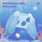 PlayVital Cute Ocean Whisper Series Silicone Cover for Xbox Series X/S Controller, Semi-Clear Silicone Skin Grip for Xbox Core Wireless Controller with Thumb Grip & Sticker - Mint Blue PlayVital