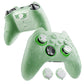 PlayVital Cute Ocean Whisper Series Silicone Cover for Xbox Series X/S Controller, Semi-Clear Silicone Skin Grip for Xbox Core Wireless Controller with Thumb Grip & Sticker - Pastel Green PlayVital