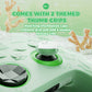 PlayVital Cute Ocean Whisper Series Silicone Cover for Xbox Series X/S Controller, Semi-Clear Silicone Skin Grip for Xbox Core Wireless Controller with Thumb Grip & Sticker - Pastel Green PlayVital