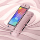 PlayVital Cute Solid-Color Dockable Hard Protective Case for Nintendo Switch 2 with Thumb Grip & Sticker & Button Caps - Cherry Blossoms Pink PlayVital