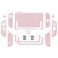 PlayVital Cute Solid-Color Dockable Hard Protective Case for Nintendo Switch 2 with Thumb Grip & Sticker & Button Caps - Cherry Blossoms Pink PlayVital