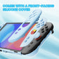 PlayVital Cute Solid-Color Dockable Hard Protective Case for Nintendo Switch 2 with Thumb Grip & Sticker & Button Caps - Heaven Blue PlayVital