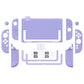 PlayVital Cute Solid-Color Dockable Hard Protective Case for Nintendo Switch 2 with Thumb Grip & Sticker & Button Caps - Light Violet PlayVital
