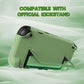 PlayVital Cute Solid-Color Dockable Hard Protective Case for Nintendo Switch 2 with Thumb Grip & Sticker & Button Caps - Matcha Green PlayVital