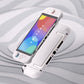 PlayVital Cute Solid-Color Dockable Hard Protective Case for Nintendo Switch 2 with Thumb Grip & Sticker & Button Caps - White PlayVital