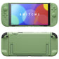 PlayVital Cute Solid-color Dockable Hard Protective Case for Nintendo Switch 2 with Thumb Grip & Sticker & Button Caps - Matcha Green PlayVital