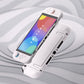 PlayVital Cute Solid-color Dockable Hard Protective Case for Nintendo Switch 2 with Thumb Grip & Sticker & Button Caps - White PlayVital
