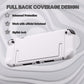 PlayVital Cute Solid-color Dockable Hard Protective Case for Nintendo Switch 2 with Thumb Grip & Sticker & Button Caps - White PlayVital