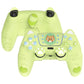 PlayVital Cute Spring Lesser Panda Silicone Cover with Joystick Cap and Sticker for PS5 Controller, Compatible with Charging Station - Eustoma Green PlayVital