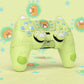 PlayVital Cute Spring Lesser Panda Silicone Cover with Joystick Cap and Sticker for PS5 Controller, Compatible with Charging Station - Eustoma Green PlayVital