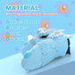 PlayVital Cute Spring Lesser Panda Silicone Cover with Joystick Cap and Sticker for PS5 Controller, Compatible with Charging Station - Heaven Blue PlayVital